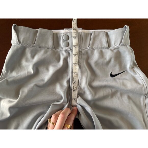 Nike Team Baseball Knickers Style Pants in Gray Size Boys Youth Small - Picture 7 of 12